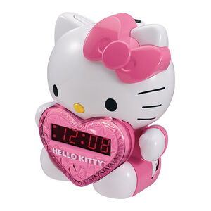 Hello Kitty AM\/FM Projection Alarm Clock Radio