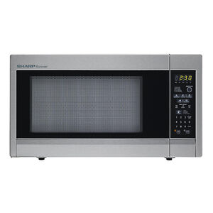 Sharp 1 Cu Ft Mid Size Microwave Stainless Steel Sharp Microwave Usa
