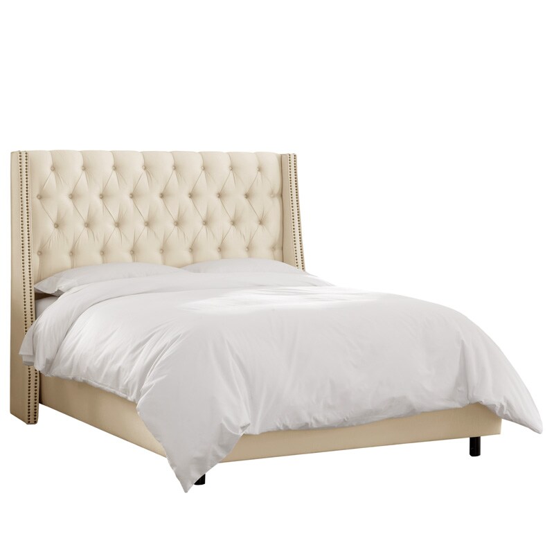 Skyline Tufted Wingback Bed Reviews Skyline Tufted Wingback Bed Reviews