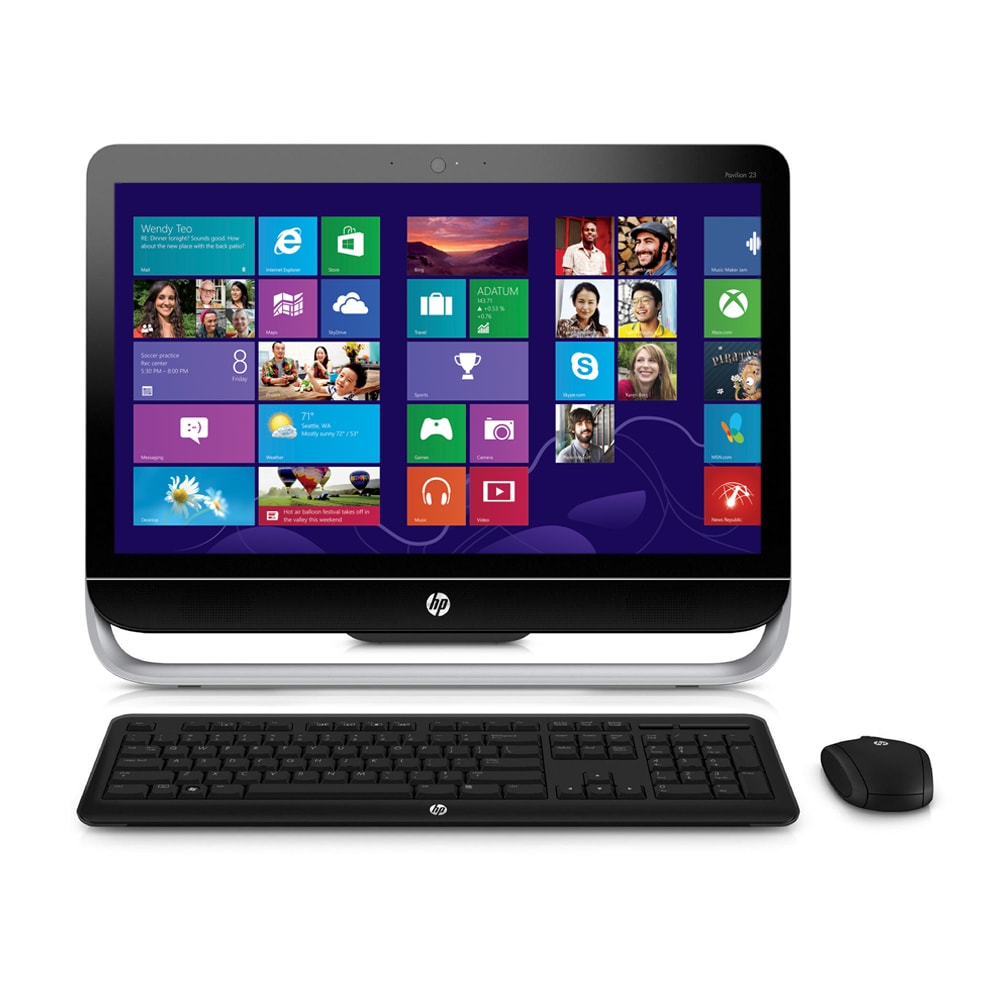 HP Pavilion 23.0" AMD ESeries Dual Core AllinOne Desktop Computer