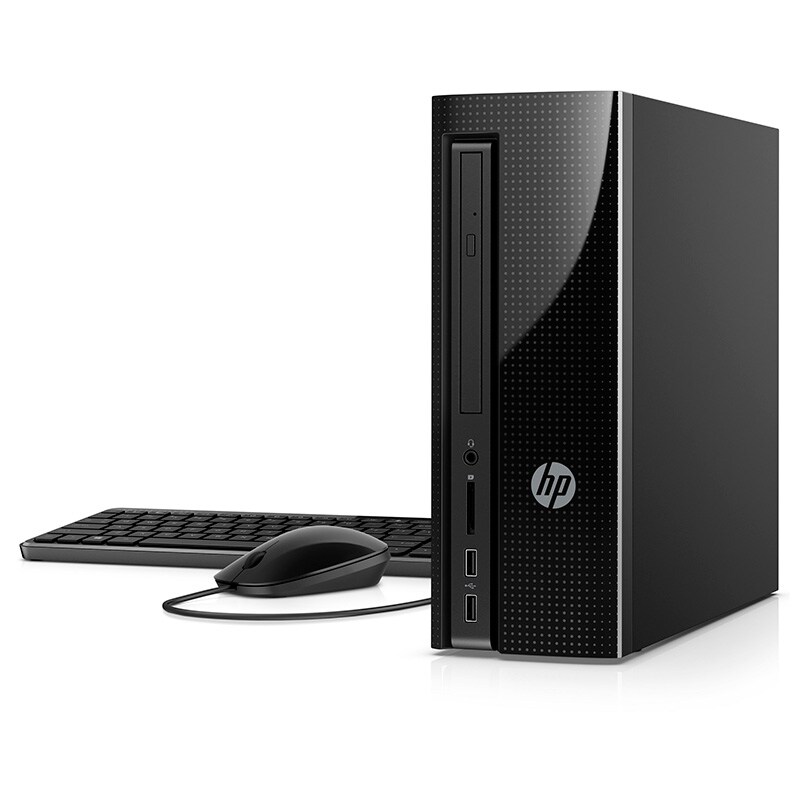 HP Slim Line Desktop Computer With AMD E27110 Quad Core Processor