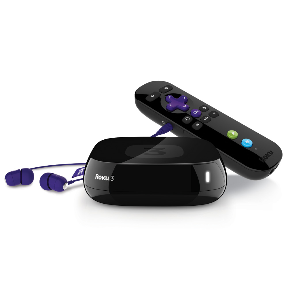 Roku 3 Streaming Player Including New Remote with BuiltIn Headphone