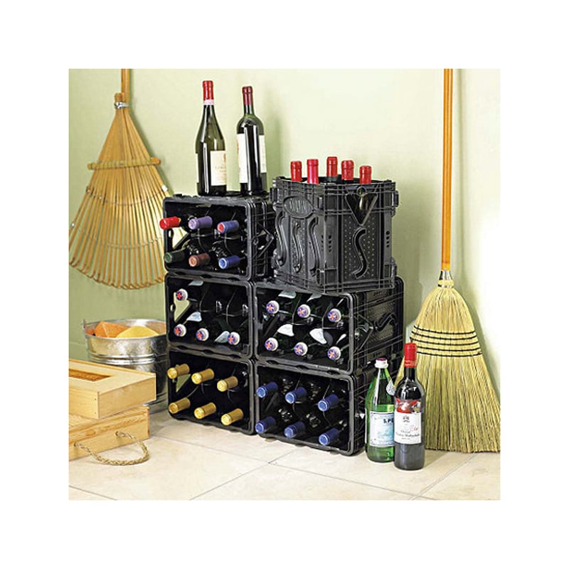 Wine Enthusiast STORViNO Nero Wine Storage Container