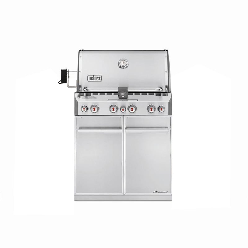 er Summit Series 4 Burner BuiltIn Natural Gas Grill Stainless