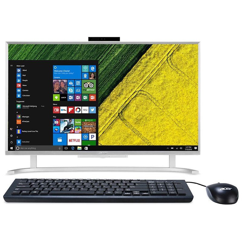 Acer AC24760UR11 Aspire C24 23.8" Intel Core i3 AllinOne Desktop AC24760UR11