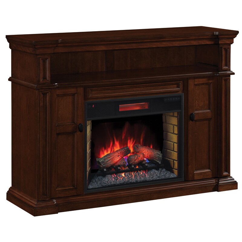 Bell O 65" 2 Shelf Fireplace TV Console Cherry