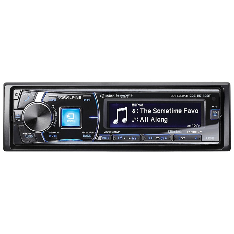 Alpine InDash AM/FM CD Player Car Stereo CDEHD149BT