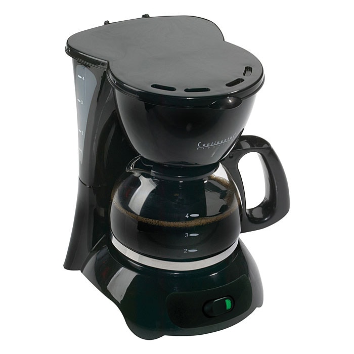 Continental Electrics 4 Cup Coffee Maker - Black PCRichard.com CE23659