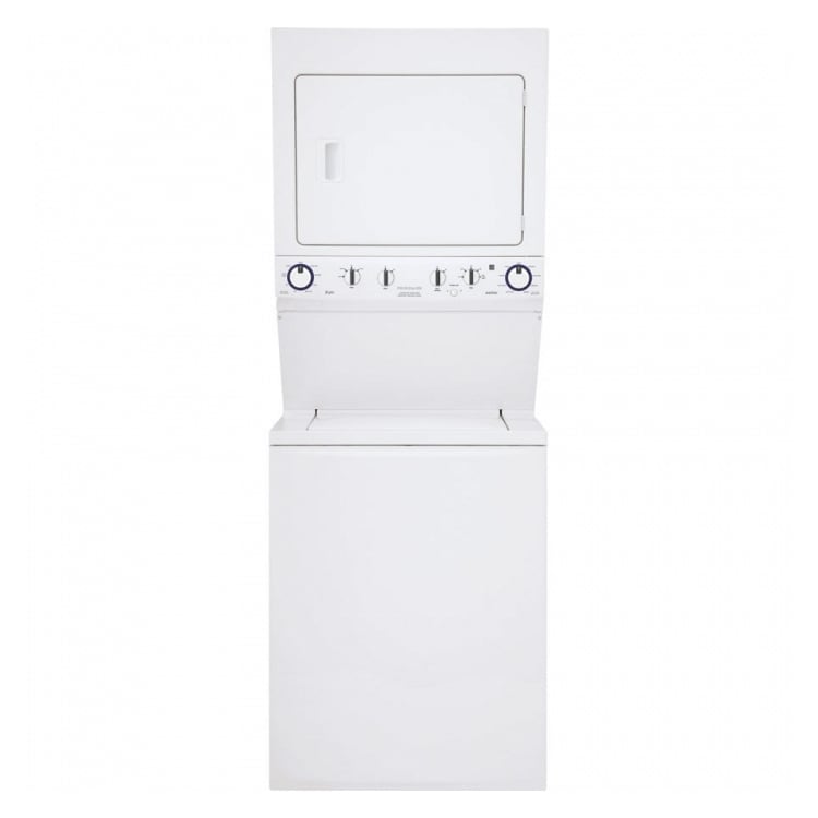 Frigidaire Piggyback Electric Washer/Dryer Combo White PCRichard