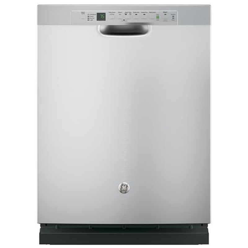 GE 24" Dishwasher with 46 dBA Quiet Level, 4 Wash Cycles & Front