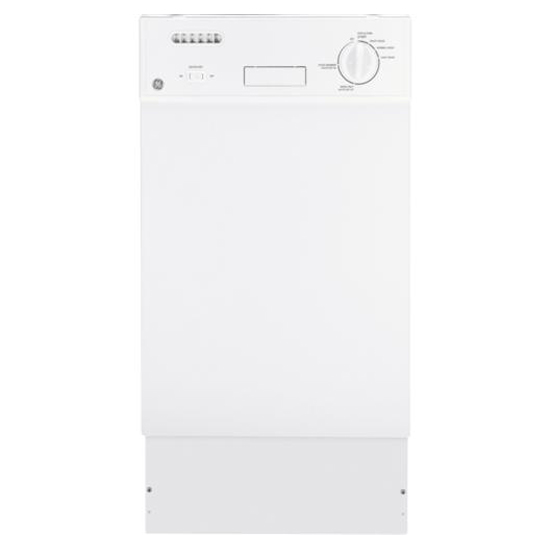 GE 18" BuiltIn Dishwasher White on White GSM1800FWW