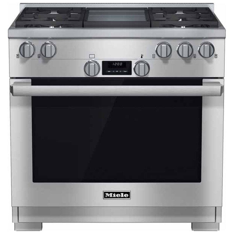 Miele 36" Free Standing Gas Range Stainless Steel