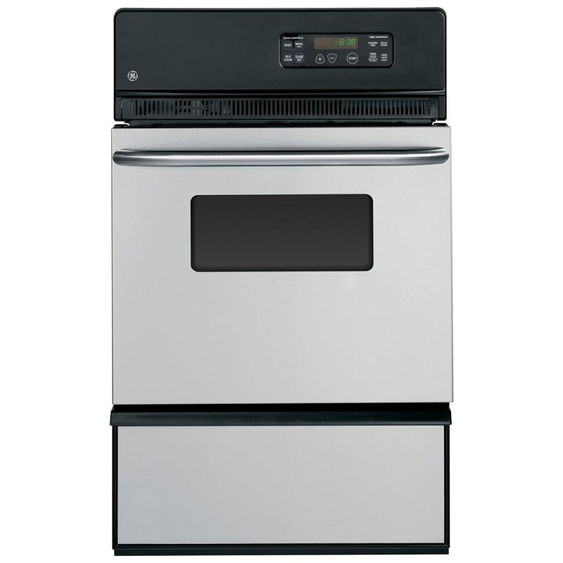 GE 24" Single Gas SelfCleaning Wall Oven with Storage Drawer