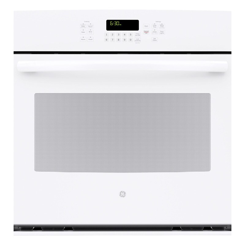 GE 30" Single Electric Wall Oven White JT5000DFWW