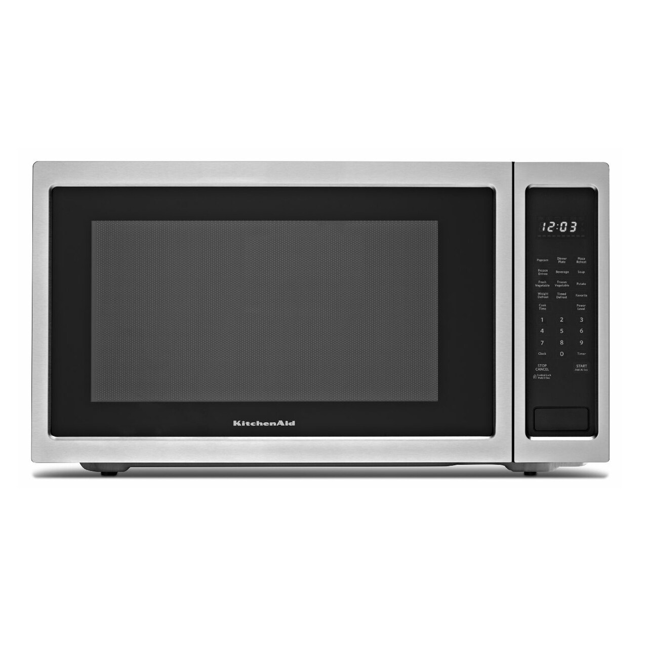 KitchenAid 2.2 Cu. Ft. Countertop Microwave - Black with Stainless ...