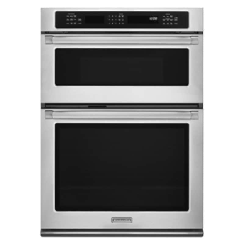 Whirlpool 30" Electric Convection Wall Oven Microwave Combo Stainless Steel