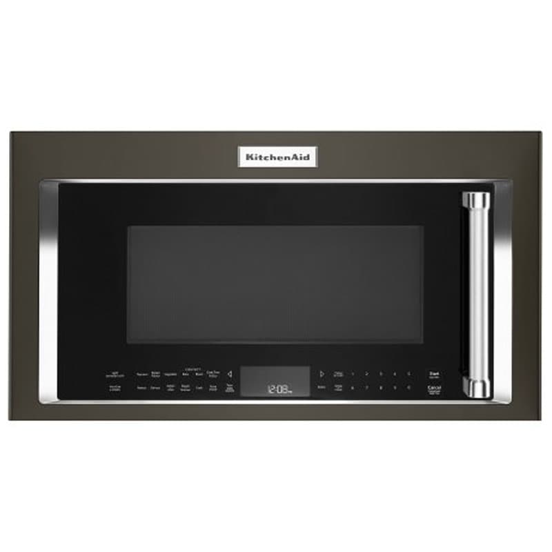 kitchenaid 1.9 cu. ft. over-the-range microwave - black stainless kitchenaid 1.9 cu. ft. over-the-range microwave - black stainless