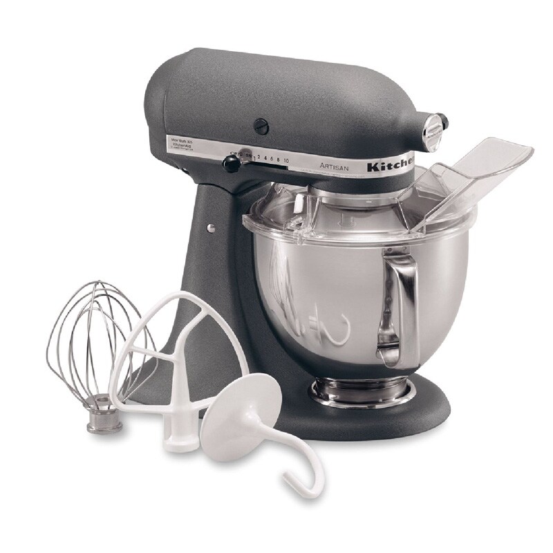 KitchenAid Artisan 10Speed 5 Quart TiltHead Electric Stand Mixer Grey