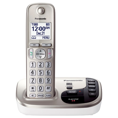 Panasonic Digital Answering Machine Cordless Phone KXTGD220N