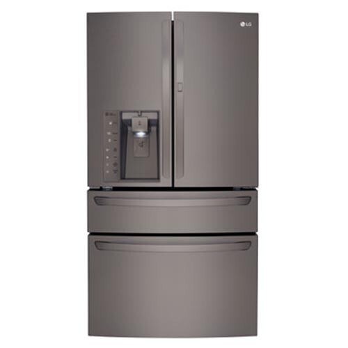 LG 29.7 Cu. Ft. French Door Refrigerator Black Stainless PCRichard
