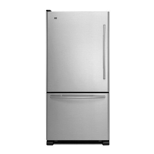 Maytag 21.9 Cu. Ft. Bottom Freezer Refrigerator Stainless Steel