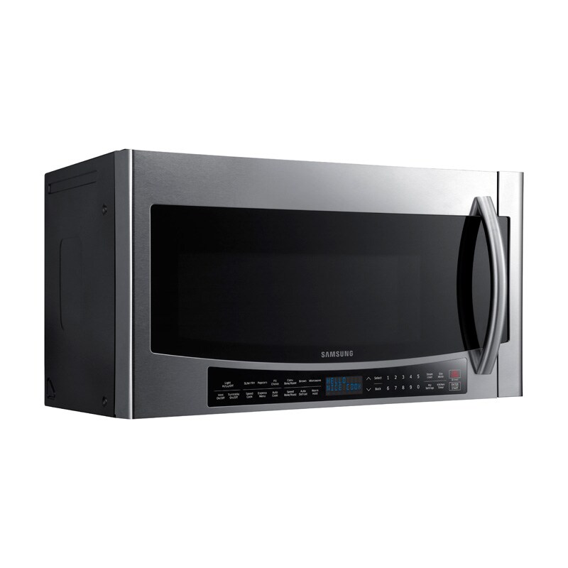 Samsung 1 7 Cu Ft Over The Range Microwave Stainless Steel Samsung 1 7 Cu Ft Over The Range Microwave Stainless Steel Pcrichard Mc17j8000cs