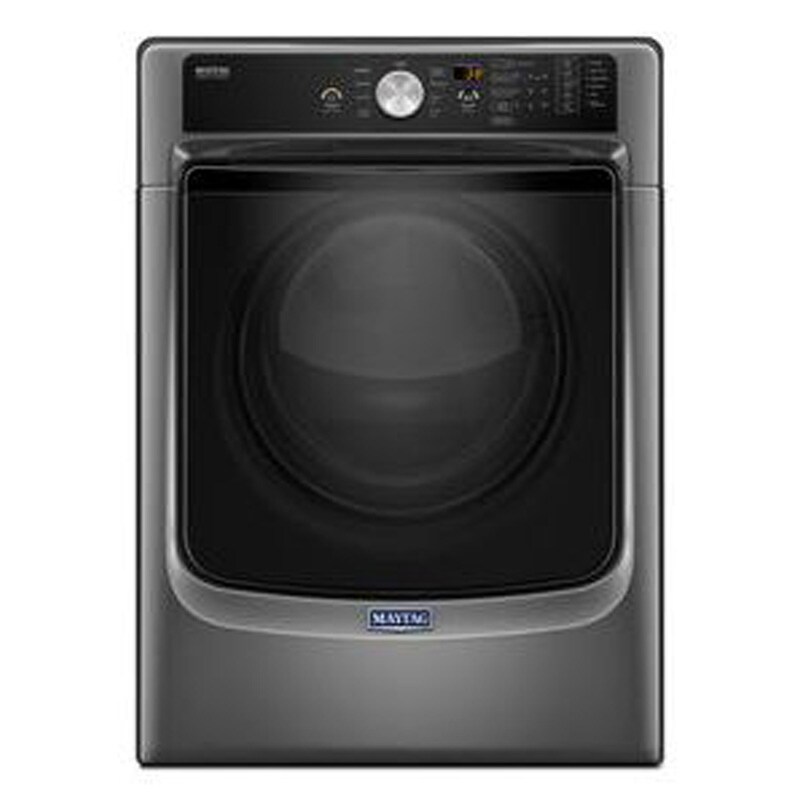 Maytag 7.4 Cu. Ft. Electric Dryer w/ Steam Cycles Chrome Shadow