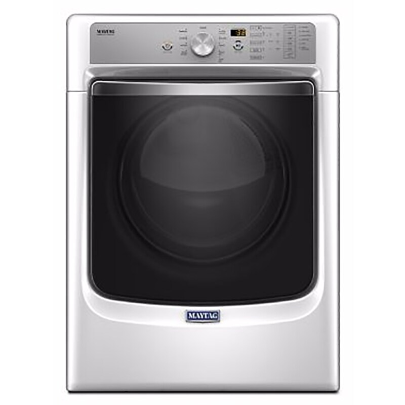 Maytag 7.4 Cu. Ft. Electric Dryer w/ Steam Cycles White PCRichard