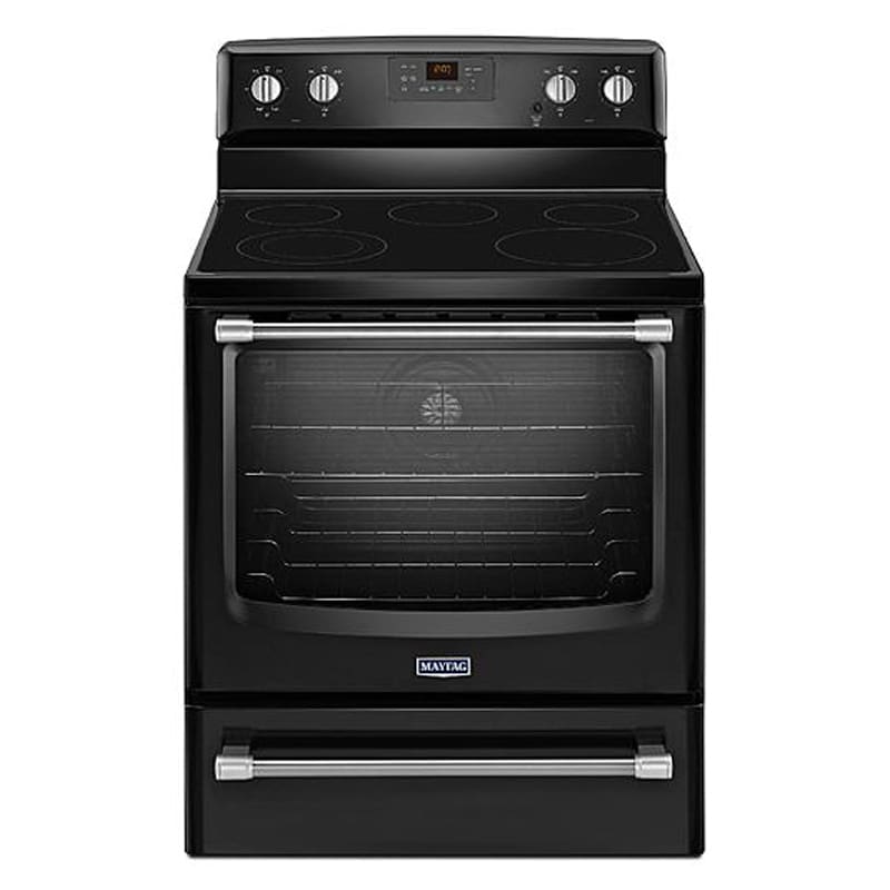Maytag 30" Free Standing Electric Range Black MER8700DB
