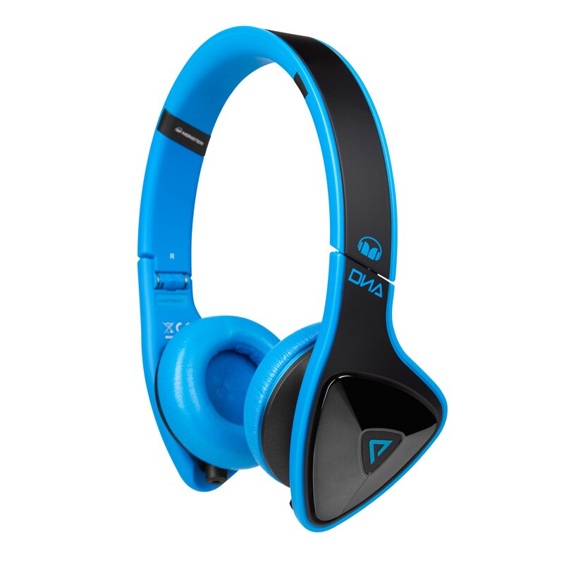 Monster Cable DNA OnEar Headphones LaserBlue
