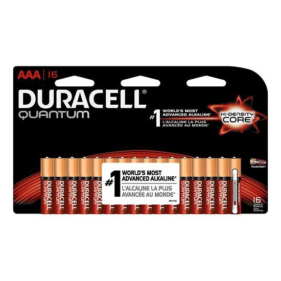 Duracell Quantum HiDensity Core AAA Batteries 16 Pack PCRichard