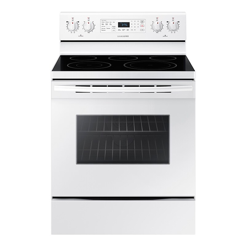 Samsung 30" Free Standing Electric Range White