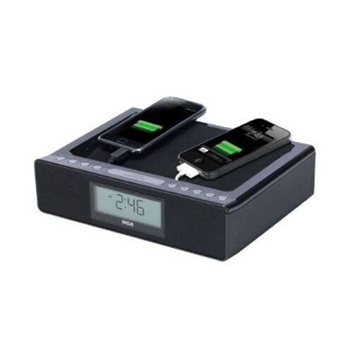 RCA Dual USB Charging Clock Radio RC117
