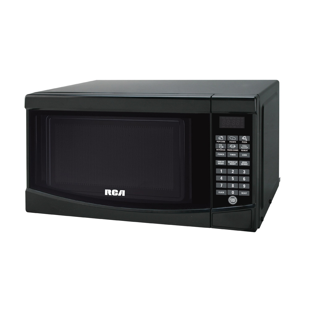 RCA .7 Cu. Ft. Countertop Microwave Black RMW733B