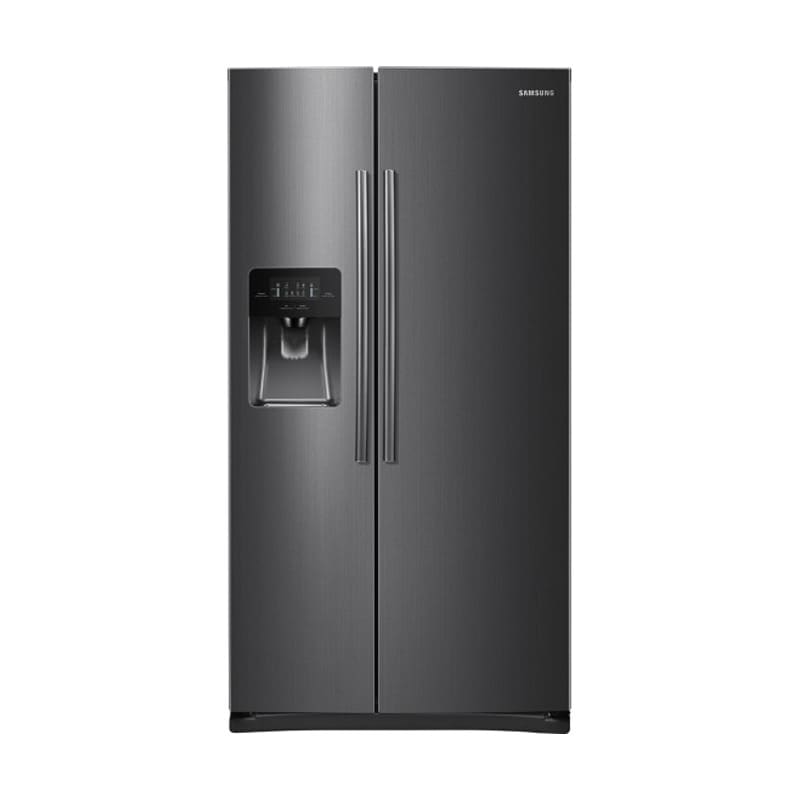 Samsung 24.5 Cu. Ft. SidebySide Refrigerator Black Stainless