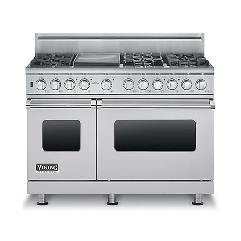 Viking 48" Free Standing Dual Fuel LP GAS Range Stainless Steel