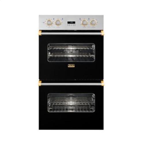 Viking 27" Double Electric Wall Oven Black VEDO1272BK