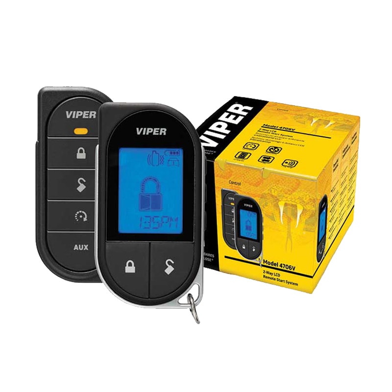 Viper LCD 2Way Remote Start System w PC Richard Installation VIPER4706V