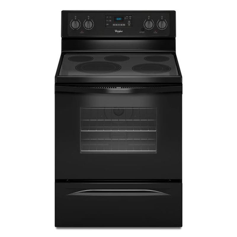 Whirlpool 30" Free Standing Electric Range Black