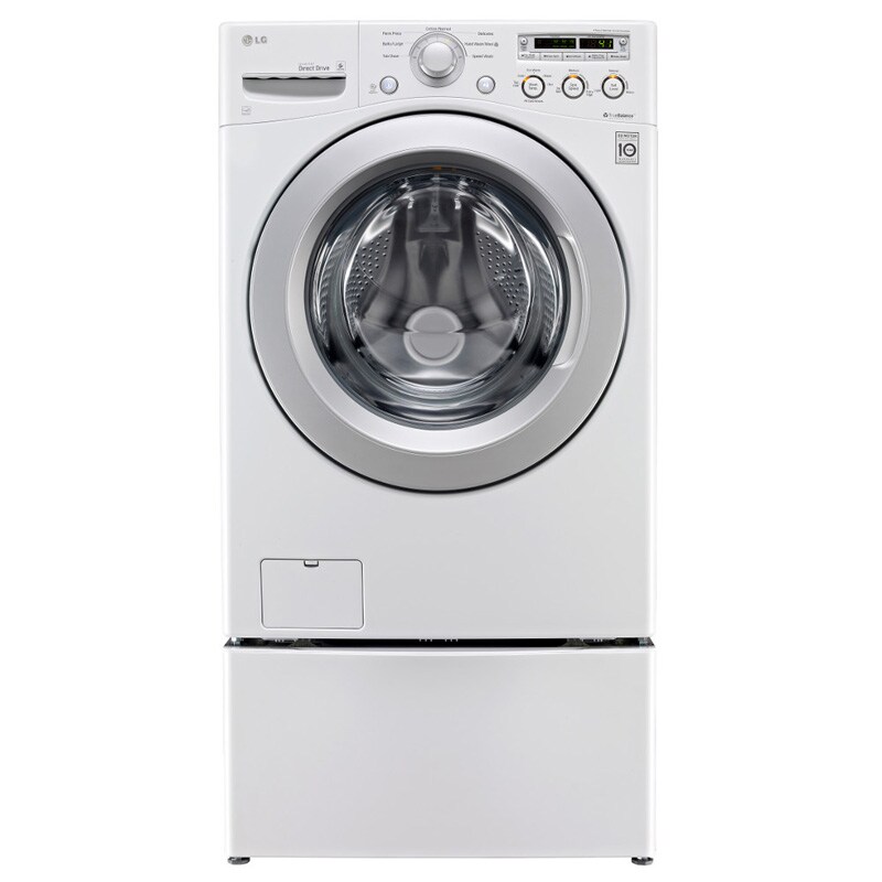 LG 4.0 Cu. Ft. Front Loading Washer White WM3050CW