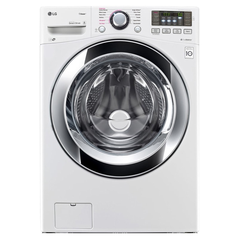 LG Front Loading 4.5 Cubic Foot Washer in White WM3670HWA