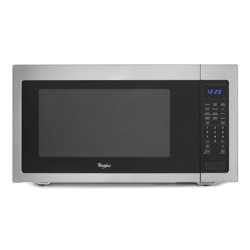 Cu. Ft. Countertop Microwave - Black with Stainless Steel ...