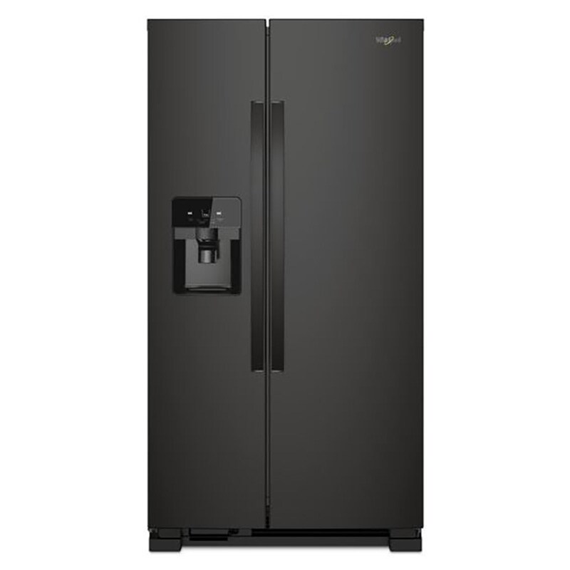 Whirlpool 21.4 Cu. Ft. SidebySide Refrigerator Black PCRichard