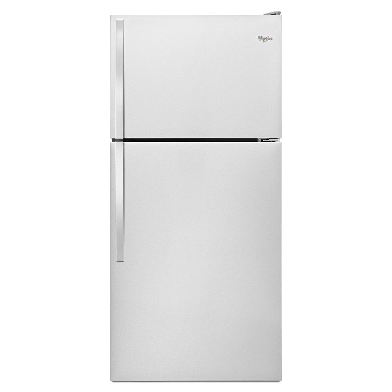 Whirlpool 18.2 Cu. Ft. Top Freezer Refrigerator Stainless Steel