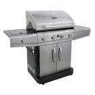 Char-Broil Commercial Series 4 Burner Gas Grill - Stainless Steel with Gray Sides