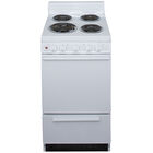 Premier 20" Free Standing Electric Range - White
