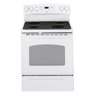GE 29.875" Free Standing Electric Range - White on White