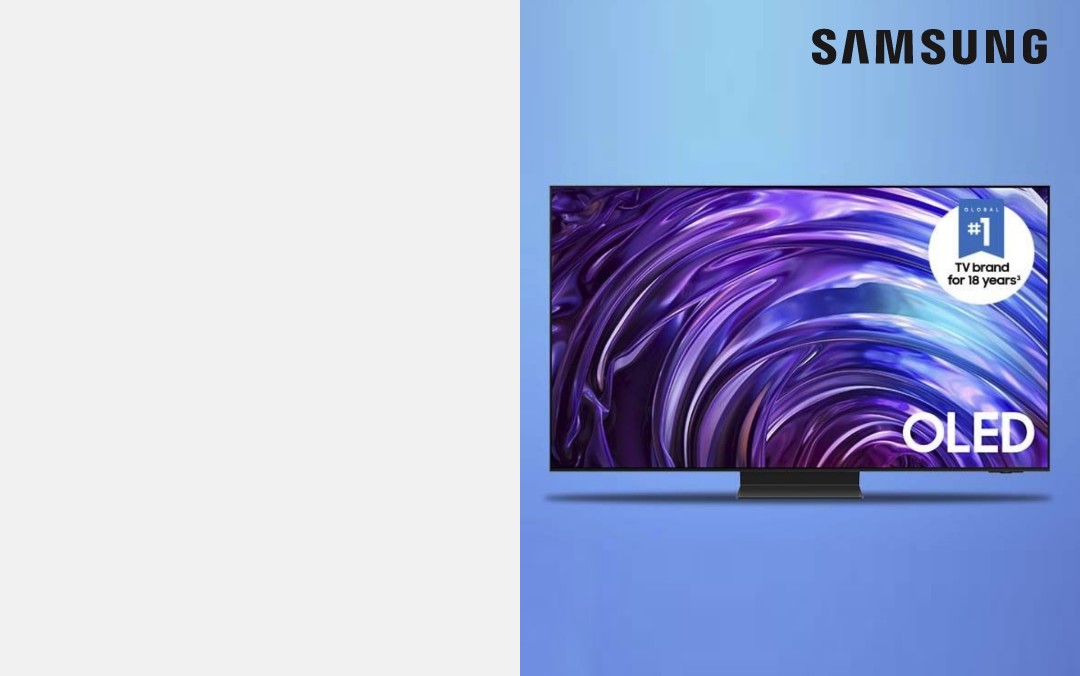 Up to 40% off select Samsung OLED TVs  plus Free Delivery & Installation** on qualifying models.     SHOP NOW