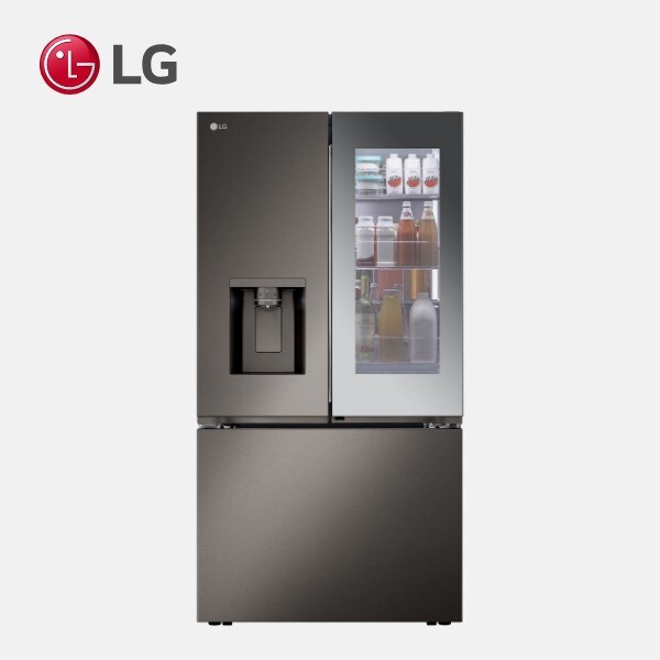 LG French Door Refrigerator with brand logo overlay