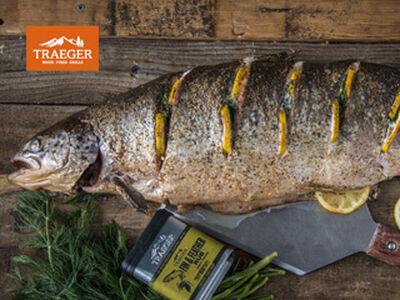 Traeger's BBQ Whole Salmon With Lemon & Dill